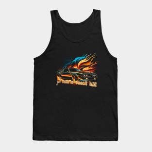 "Watch Ol' Bandit Run" - Artistic Design Featuring a 1977 Pontiac Trans Am Tank Top